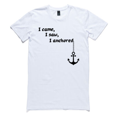 I Came I Saw I Anchored Front AT - Mens Tall Tee Thumbnail